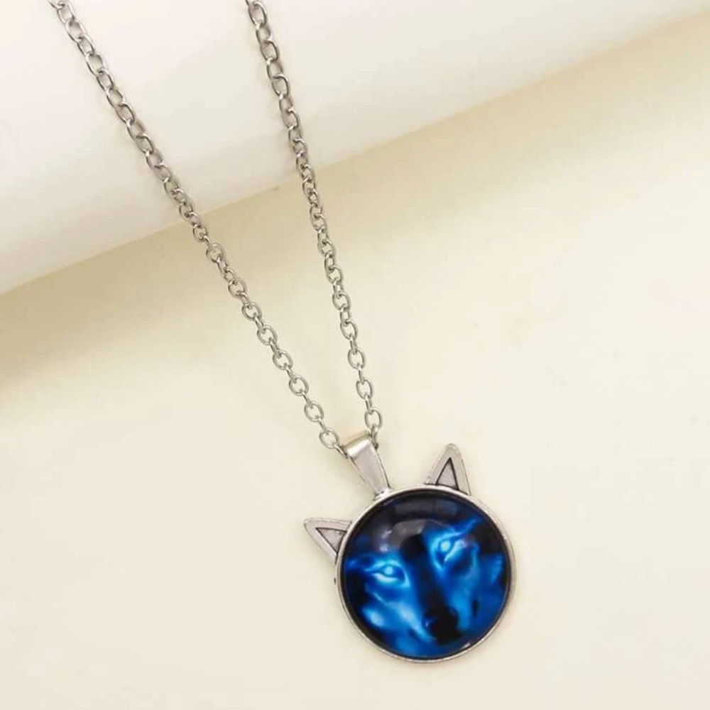🐺 Awesome Wolf Pendant With Ears Necklace 🐺